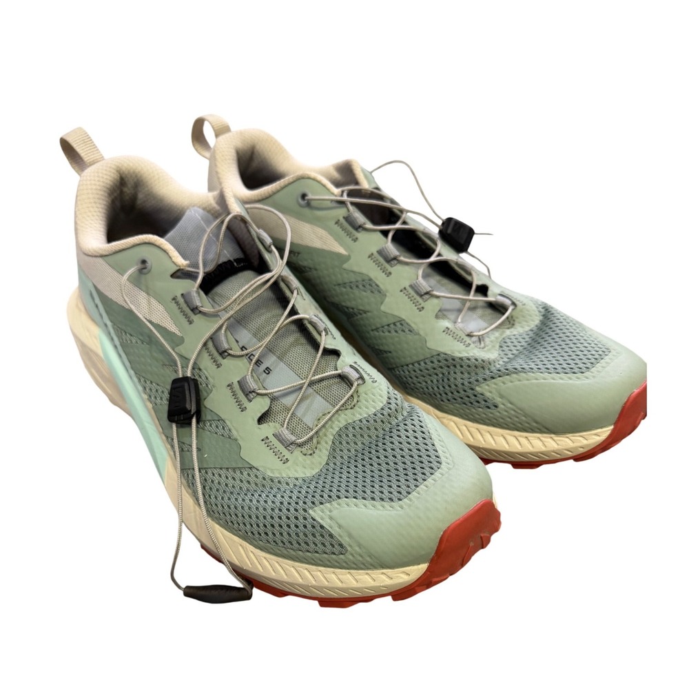Salomon Sense Ride 5 Mens Trail Running Shoes Sage Green 472123 Size 11
